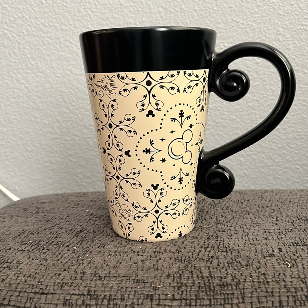 Disney Parks Hidden Mickey Tail Mug 1 Teaspoon of Magic, 2 Cups of Sugar